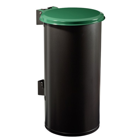 Poubelle murale ou sur poteau Trapi + 80 L