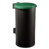 Poubelle murale ou sur poteau Trapi + 80 L