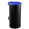 Poubelle murale ou sur poteau Trapi + 80 L
