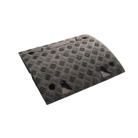 Ralentisseur - Module central 75 mm - 500 x 465 mm - Caoutchouc recyclé