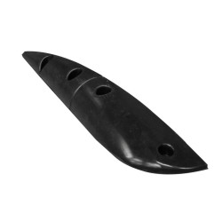 Ralentisseur - Module d'extrémité - 615 x 90 mm - Caoutchouc