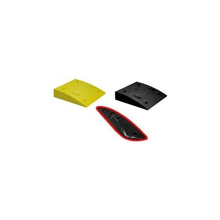 Ralentisseur - Module d'extrémité - 615 x 90 mm - Caoutchouc