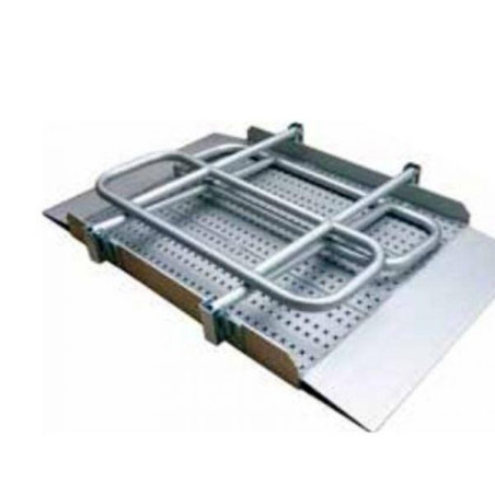 Rampe de chantier - Passerelle pliable pour piétons et PMR - Aluminium