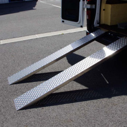 Rampes de chargement - Aluminium - Capacité 450 kg