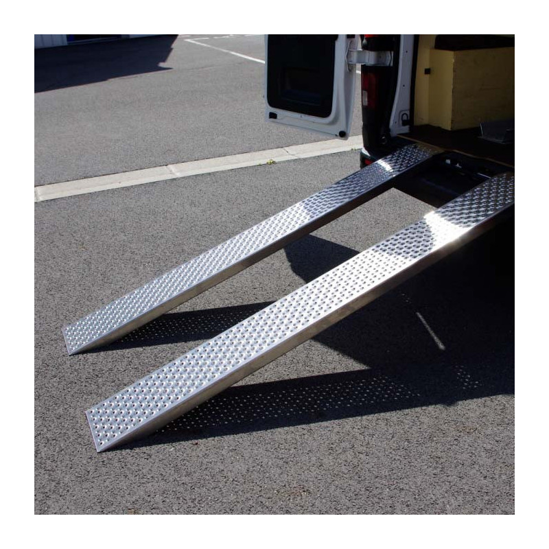 Rampes de chargement - Aluminium - Capacité 450 kg