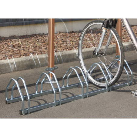 Range vélos au sol 5 places