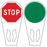 Raquette à main de signalisation