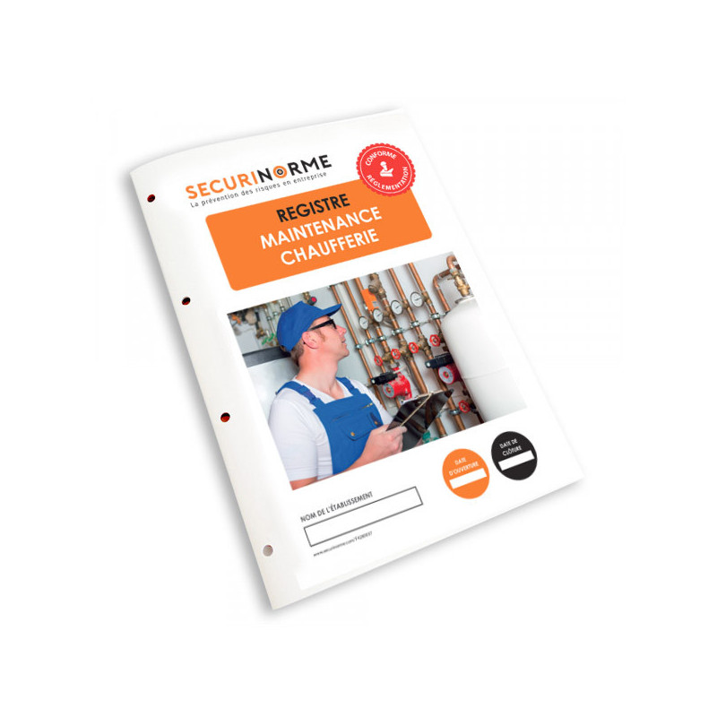 Registre maintenance Chaufferie