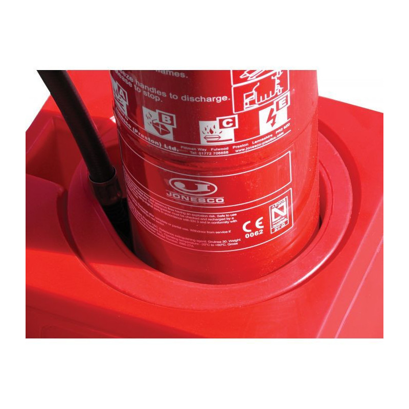 Rétrécisseur - pour socle extincteur - pour extincteurs  165 mm - Compatible avec socle Réf. F1380002