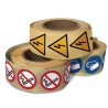 Rouleau Mini Pictogramme d'obligation 'Lavage des mains" Vinyle ⌀25