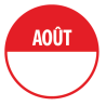 Pastilles - Inventaire Aout - 40 mm - Rouleau de 500