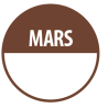 Pastilles - Inventaire Mars - 40 mm  - Rouleau de 500