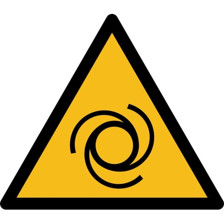Rouleau Mini Pictogramme de Danger "Démarrage automatique" autocollants