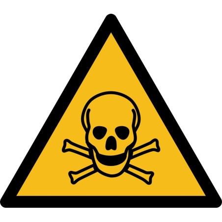 Rouleau d'Etiquettes Danger - Matières toxiques - W016