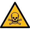 Rouleau d'Etiquettes Danger - Matières toxiques - W016