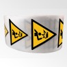 Rouleau d'Etiquettes Danger - Obstacle en hauteur - W023