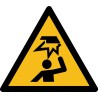 Rouleau d'Etiquettes Danger - Obstacle en hauteur - W023