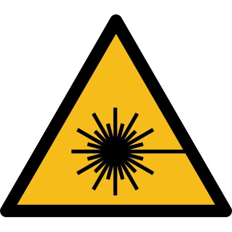 Étiquettes - Rayonnement laser - W004 - Vinyle autocollant - Rouleau de 250