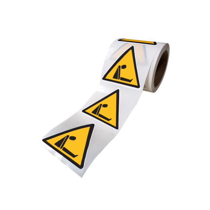 Rouleau d'étiquettes danger - Risque d'asphyxie - W041
