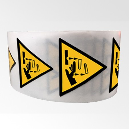 Rouleau d'Etiquettes Danger - Substance corrosive - W023