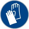 Étiquettes - Gants de protection obligatoires - M009 - Vinyle - Rouleau de 250