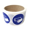 Étiquettes - Gants de protection obligatoires - M009 - Vinyle - Rouleau de 250