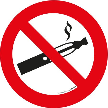Rouleau de Pictogrammes d'Interdiction "Interdiction de vapoter"
