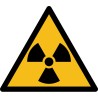 Étiquettes - Matières radioactives ou radiations - W003 - Vinyle autocollant - Rouleau de 250