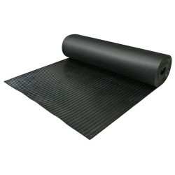 Tapis antidérapant caoutchouc larges cannelures