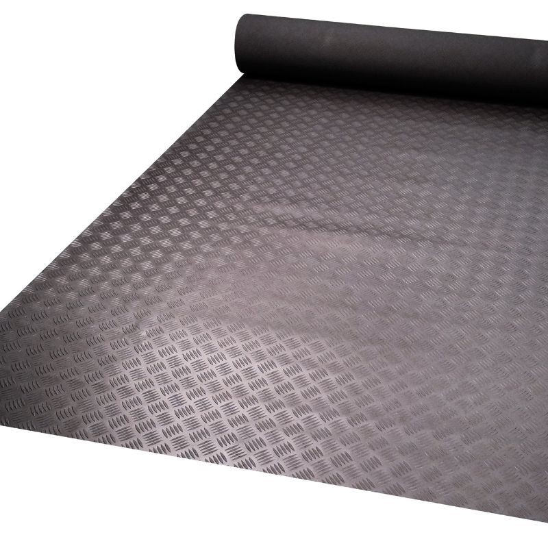 Rouleau Tapis Antidérapant - Motif Larmé - 140 cm - Caoutchouc