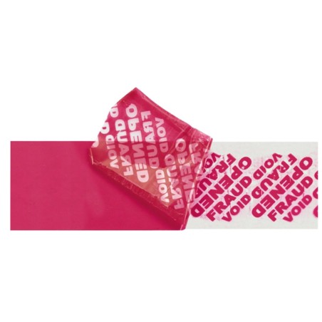 Ruban adhésif - Sécurisation antieffraction "void-fraud-opened" - 5m x 5cm - Polyester (PET)