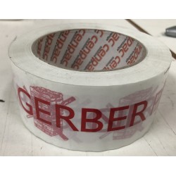Ruban adhésif - Ne pas gerber rouge sur fond blanc - 48 mm x 100 mm