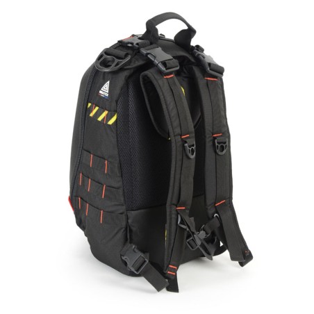 Sac d'intervention Dimatex MATT Kid Black Line - Noir avec lignes blanches, capacité de 20L.
