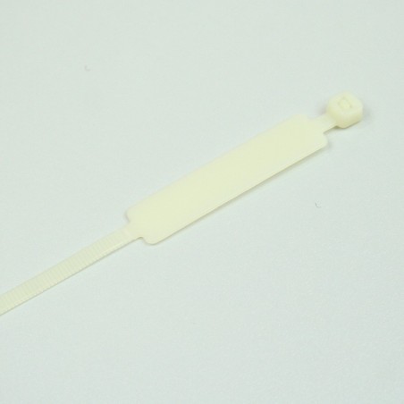 Liens de Serrage - Longue Platine d'Identification - Polyamide 6.6 - par 100