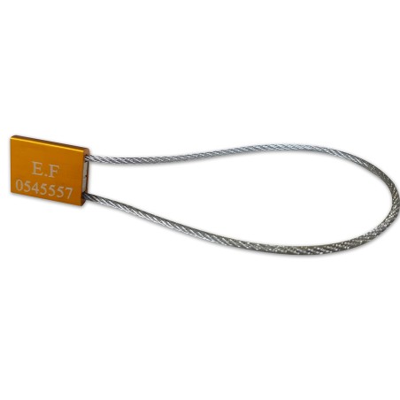 Scellé Métallique à Câble TECSEAL ø1,5 mm et ø2,5 mm - par 25