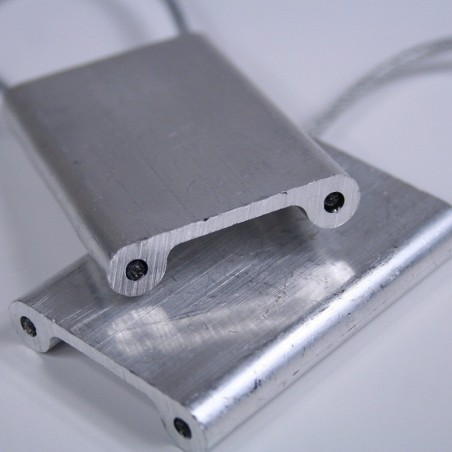 Scellés de Sécurité - Câble Acier Galvanisé - 230 mm - Acier Galvanisé - Par 25