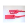 Scellés de Sécurité - Tear Off Latéral, Rouge - 285mm - Polypropylène - par 100
