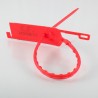 Scellés de Sécurité - Tear Off Latéral, Rouge - 285mm - Polypropylène - par 100