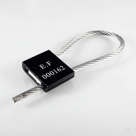 Scellés de Sécurité à Câble TECSEAL - ø3,5 mm - Aluminium - Par 25