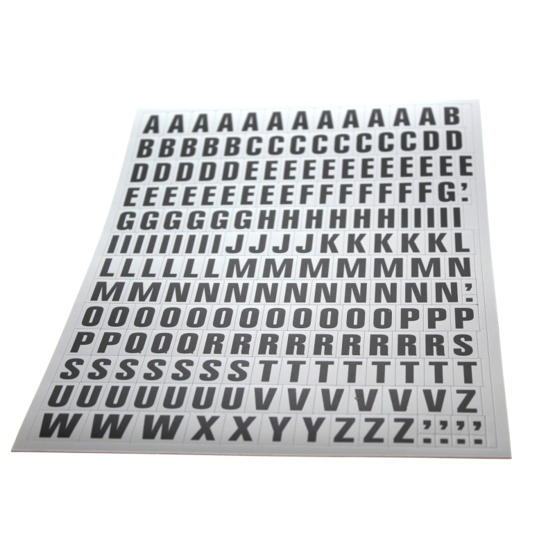 Planche de lettres magnétiques A à Z