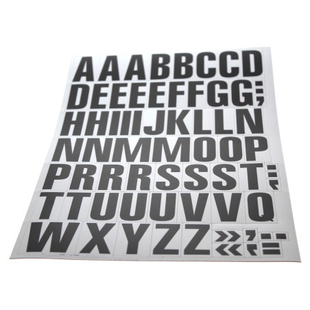 Set Lettres magnétiques A à Z - Matériau magnétique