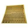 Set Lettres magnétiques A à Z - Matériau magnétique