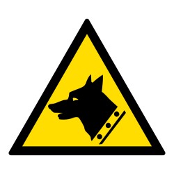 Signalétique Danger Chien de Garde – W013 ISO 7010