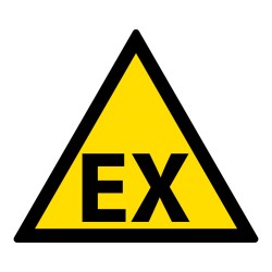 Signalétique de danger - Atmosphère explosive - W021 - ISO 7010