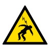 Signalétique de danger - Haute tension - W012 - ISO 7010