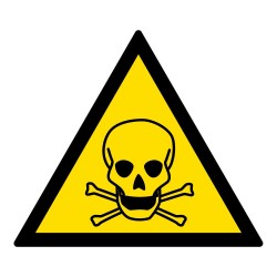 Signalétique de danger - Matières toxiques - W016 - ISO 7010