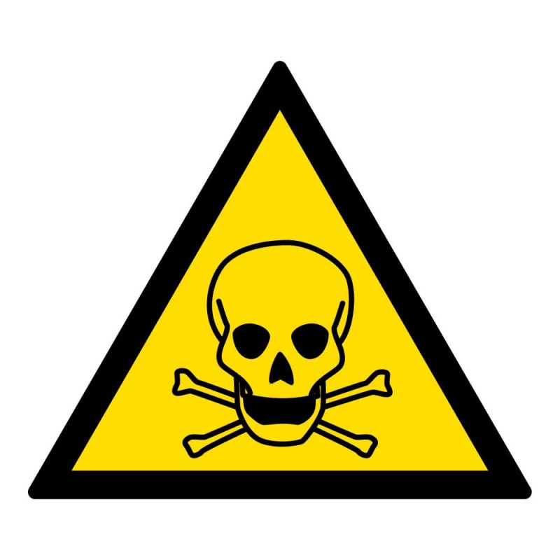 Signalétique de danger - Matières toxiques - W016 - ISO 7010