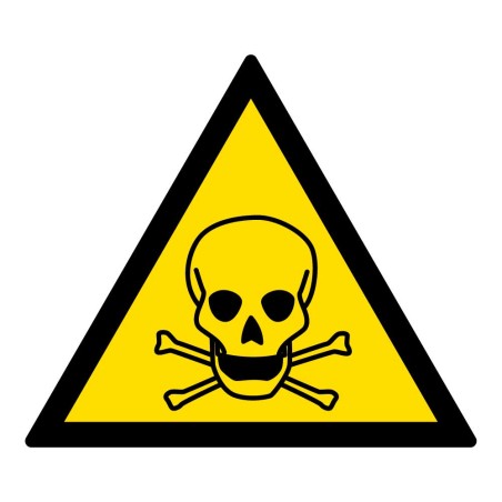 Signalétique de danger - Matières toxiques - W016 - ISO 7010