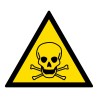 Signalétique de danger - Matières toxiques - W016 - ISO 7010