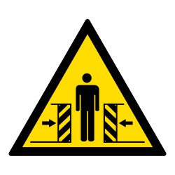 Signalétique de danger - Pictogramme Ecrasement - W019 - ISO 7010a5480516